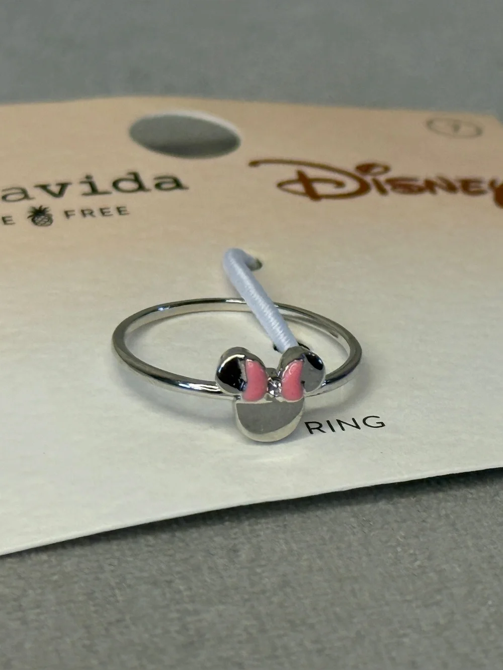 Pura Vida Disney Delicate Minnie Mouse Ring, Size 7